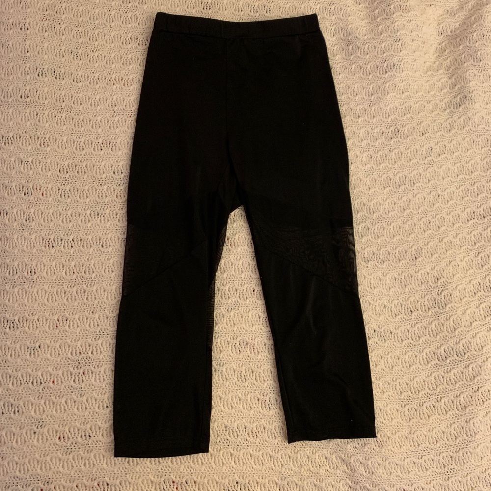 High waisted spandex capris